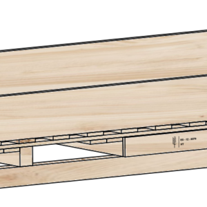 Cajón de madera gran formato