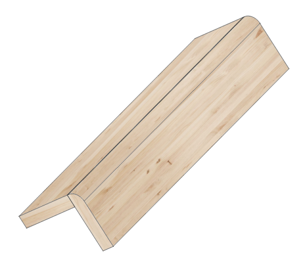 Cantonera de madera