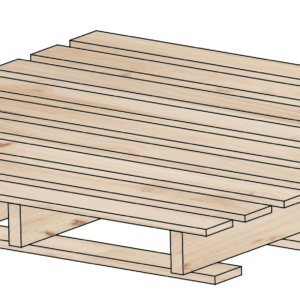 Palet de barras con vuelo