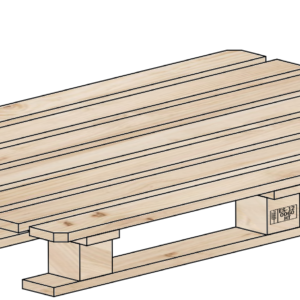 Palet de taco con vuelo